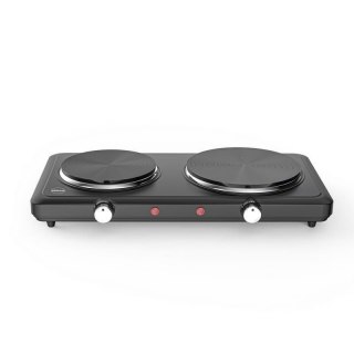 ELDOM ELEKTRYCZNA KUCHENKA DWUPALNIKOWA PG22 2500W, PŁYNNA REGULACJA TEMPERATURY ŚREDNICE PŁYT 18,5 CM + 15,5 CM
