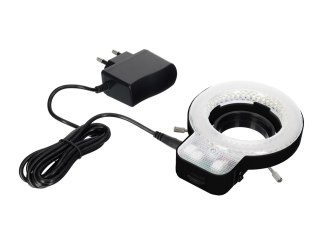 Lampa pierścieniowa MAGUS LED 144A z adapterem z gwintem