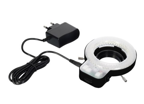 Lampa pierścieniowa MAGUS LED 144A z adapterem z gwintem
