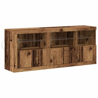 Komoda LED Stare drewno 162 x 37 x 67 cm Drewno inżynieryjne