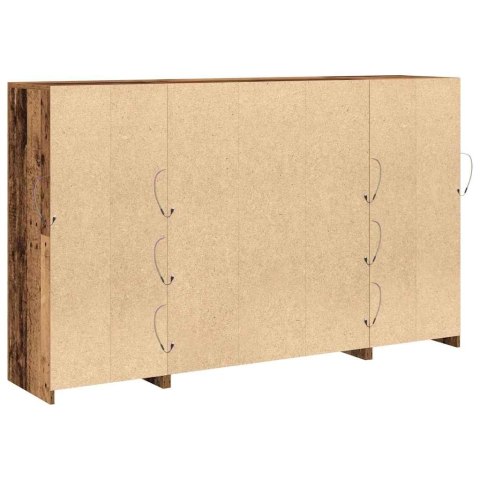 Komoda LED Stare drewno 163 x 37 x 100 cm Drewno inżynieryjne