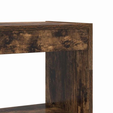 Szafka na książki 6 poziomy 100 x 30 x 198 cm Dąb wędzony