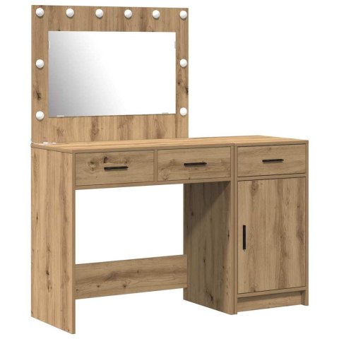 Toaletka 2 szt. Brązowy 40 x 41 x 75 cm Drewno inżynieryjne