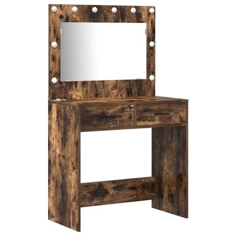 Toaletka 2 szt. Brązowy 78,5 x 41 x 135 cm Drewno inżynieryjne