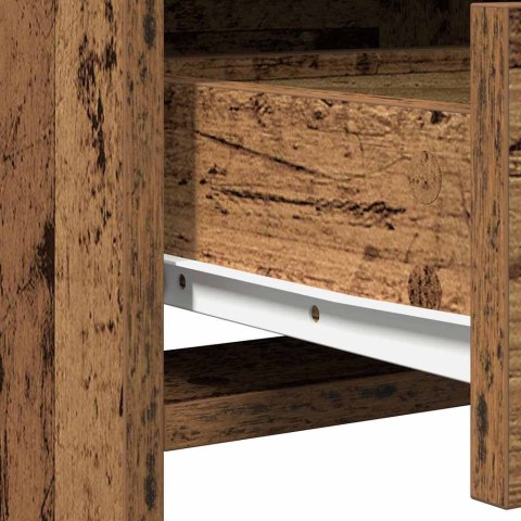 Toaletka 2 szt. Brązowy 78,5 x 41 x 135 cm Drewno inżynieryjne