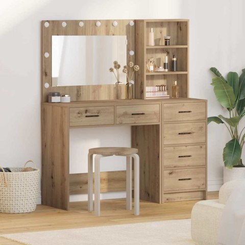 Toaletka 2 szt. Brązowy 78,5 x 41 x 135 cm Drewno inżynieryjne