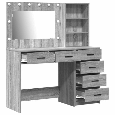 Toaletka 2 szt. Jasnoszary 78,5 x 41 x 135 cm