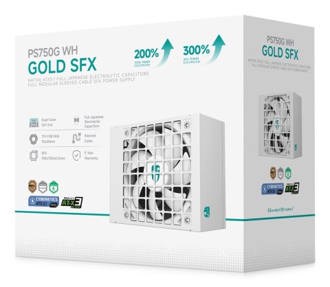 Zasilacz DeepCool PS750G-FE biały