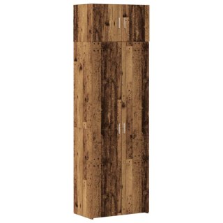 Szafka do przechowywania 2 szt. Stare drewno 70 x 42,5 x 185 cm