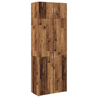 Szafka do przechowywania 2 szt. Stare drewno 80 x 42,5 x 225 cm