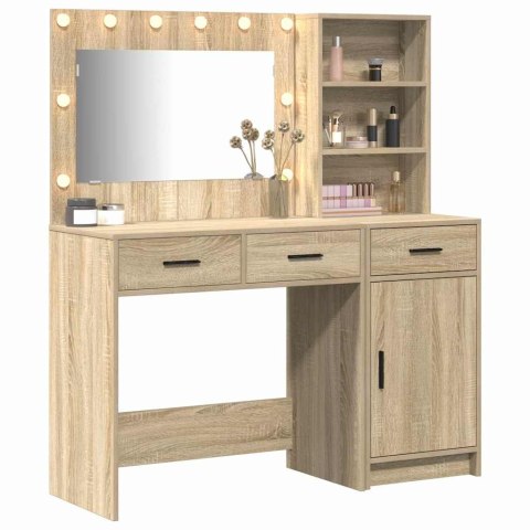 Toaletka 2 szt. Brązowy 78,5 x 41 x 135 cm Drewno inżynieryjne