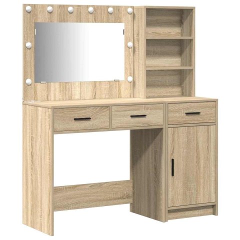 Toaletka 2 szt. Brązowy 78,5 x 41 x 135 cm Drewno inżynieryjne