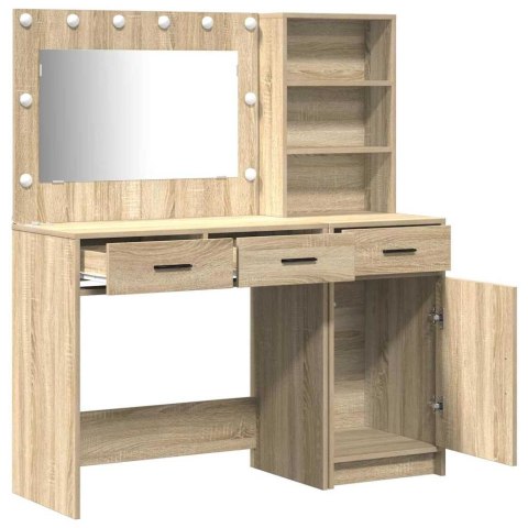 Toaletka 2 szt. Brązowy 78,5 x 41 x 135 cm Drewno inżynieryjne