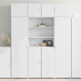 Szafka, biała, 80x42,5x225 cm, materiał drewnopochodny