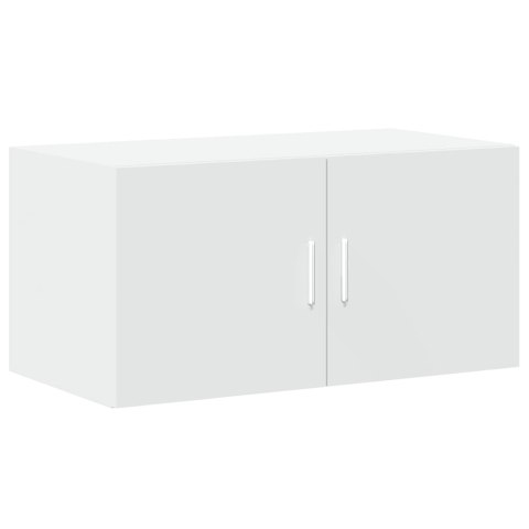 Szafka, biała, 80x42,5x225 cm, materiał drewnopochodny
