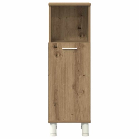 4-częściowy zestaw mebli łazienkowych, dąb artisan