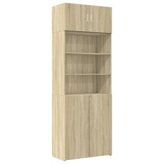 Szafka, dąb sonoma, 80x42,5x225 cm, materiał drewnopochodny