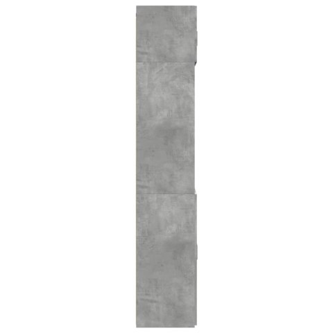 Szafka, szarość betonu, 70x42,5x225 cm, materiał drewnopochodny