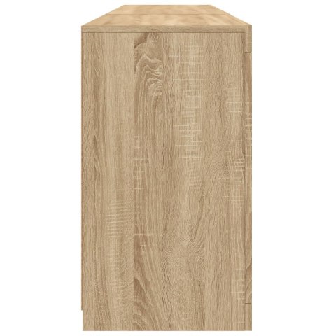 Szafka z oświetleniem LED, dąb sonoma, 181,5x37x67 cm