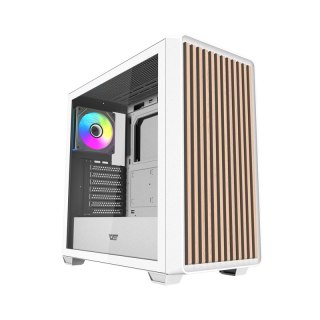 Obudowa komputerowa DARKFLASH DS900WD + 4 wentylatory (biała)