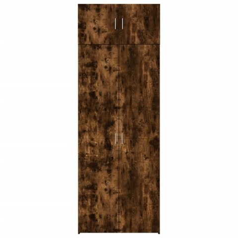 Szafka, przydymiony dąb, 80x42,5x225 cm materiał drewnopochodny