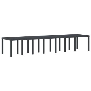 Stół Ogrodowy Antracyt 400 x 100 x 73 cm polirattan