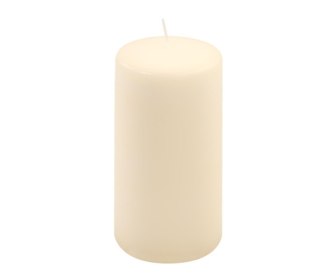 Świeca parafinowa, kremowa, 15 cm, czas 65 godz, 2szt