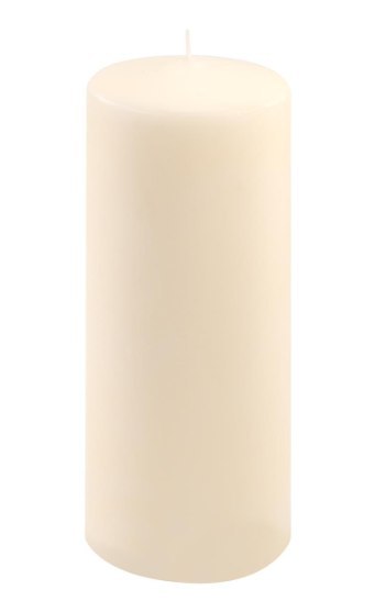 Świeca parafinowa, kremowa, 25 cm, czas 30 godz, 6 sztuk