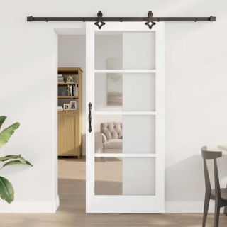 Drzwi przesuwne ORKDAL Biały i czarny 83 x 202 cm