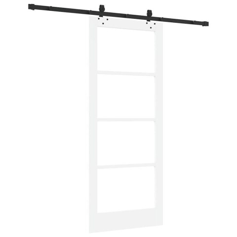Drzwi przesuwne ORKDAL Biały i czarny 83 x 202 cm