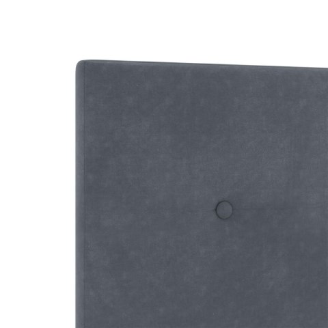 Łóżko Box Spring z materacem i LED ciemnoszary 120 x 190 cm