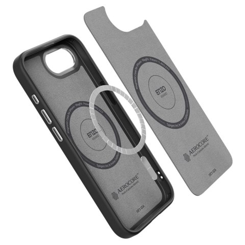 Etui case na iPhone 16e Enzo Aramid MagSafe - czarne