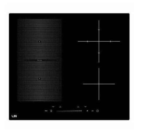 Płyta indukcyjna LIN LI-B47221 45 cm | 2 pola | PowerBoost | timer | czarny
