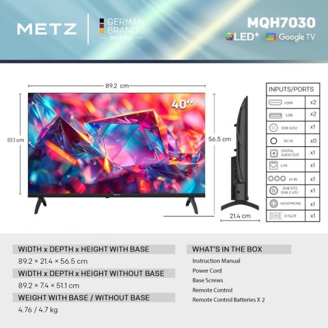 Telewizor 40" METZ 40MQH7030Z