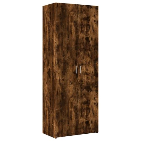 Szafka, przydymiony dąb, 70x42,5x225 cm materiał drewnopochodny
