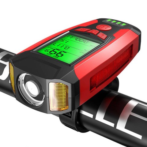 Lampka rowerowa SUPERFIRE BM01 300lm 4w1