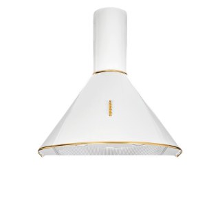 Okap kominowy AKPO WK-4 DANDYS GOLD 50 cm | LED | biały