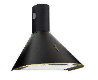 Okap kominowy AKPO WK-4 DANDYS GOLD 60 cm | LED | czarny