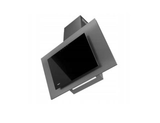 Okap kominowy AKPO WK-4 NERO 2.0 60 cm | 300 m3/h | LED liniowy | siłownik | szary / czarne szkło