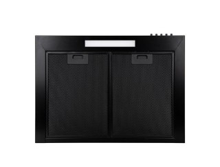 Okap kominowy MAAN Vela 2 60 cm | LED | filtry aluminiowe | czarny (OUTLET)