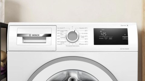 Pralka Bosch WAN2405BPL 8 kg 1200 obr/min | funkcja pary (Iron Assist) | EcoSilence Drive | ActiveWater Plus (OUTLET)