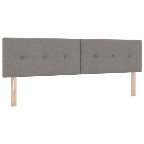 Łóżko Box Spring z materacem i LED Ciemnoszary 180 x 200 cm