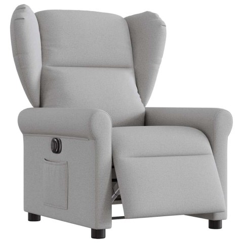 Elektryczny fotel rozkładany Cloud Grey Fabric