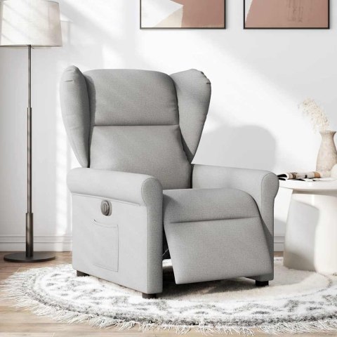 Elektryczny fotel rozkładany Cloud Grey Fabric