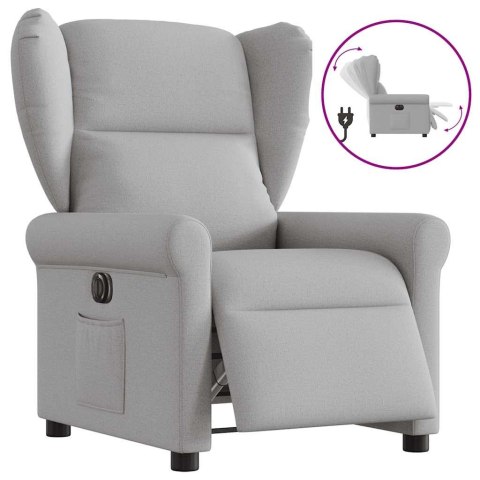 Elektryczny fotel rozkładany Cloud Grey Fabric