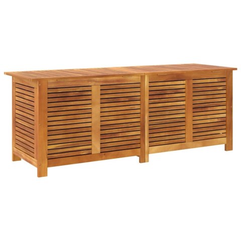 Skrzynia ogrodowa, 150x50x56 cm, lite drewno akacjowe