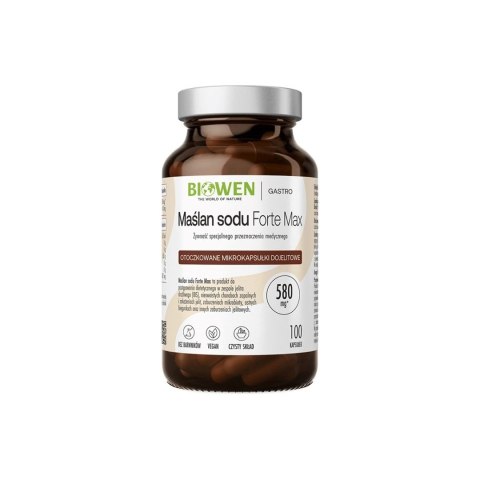 BIOWEN Maślan sodu 580 mg - 100 kapsułek dojelitowych