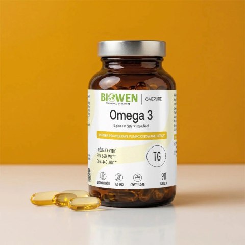 BIOWEN Omega 3 - 660 mg EPA, 440 mg DHA - 90 kapsułek