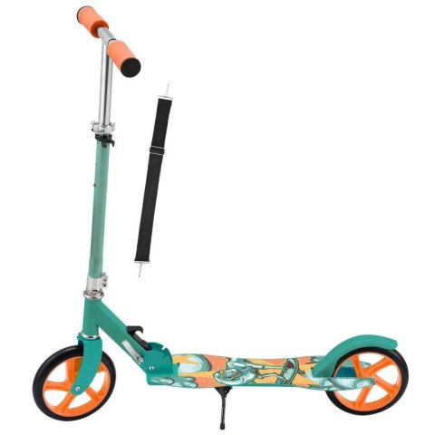Hulajnoga dziecięca składana 20 cm, mięta, ABEC7, do 100 kg