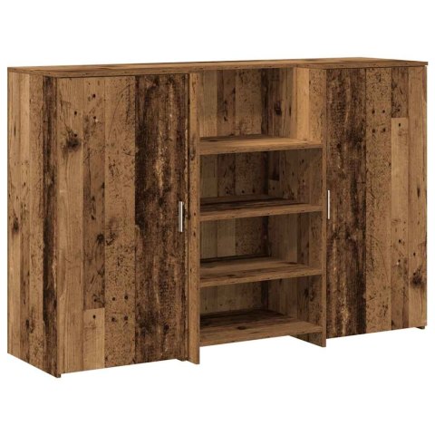 Biurko recepcyjne Stare drewno 155x50x103,5 cm Drewno klejone